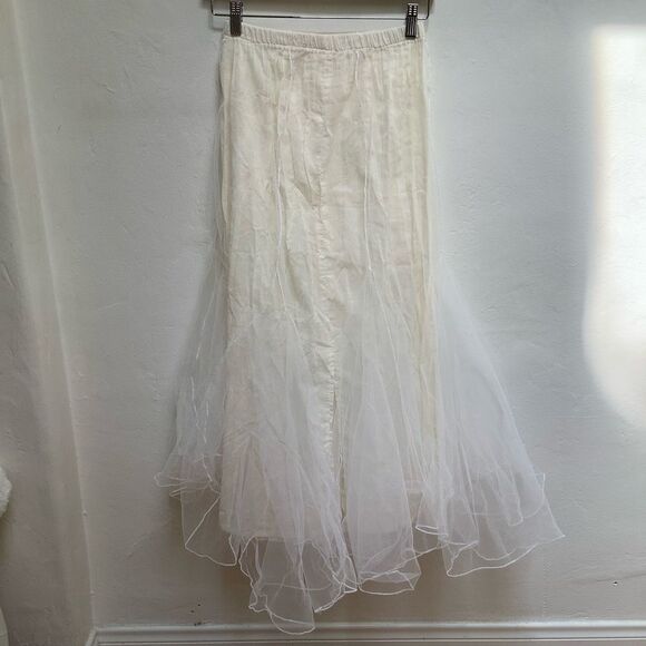 CRINOLINE MAXI SKIRT  - Picture 2 of 10